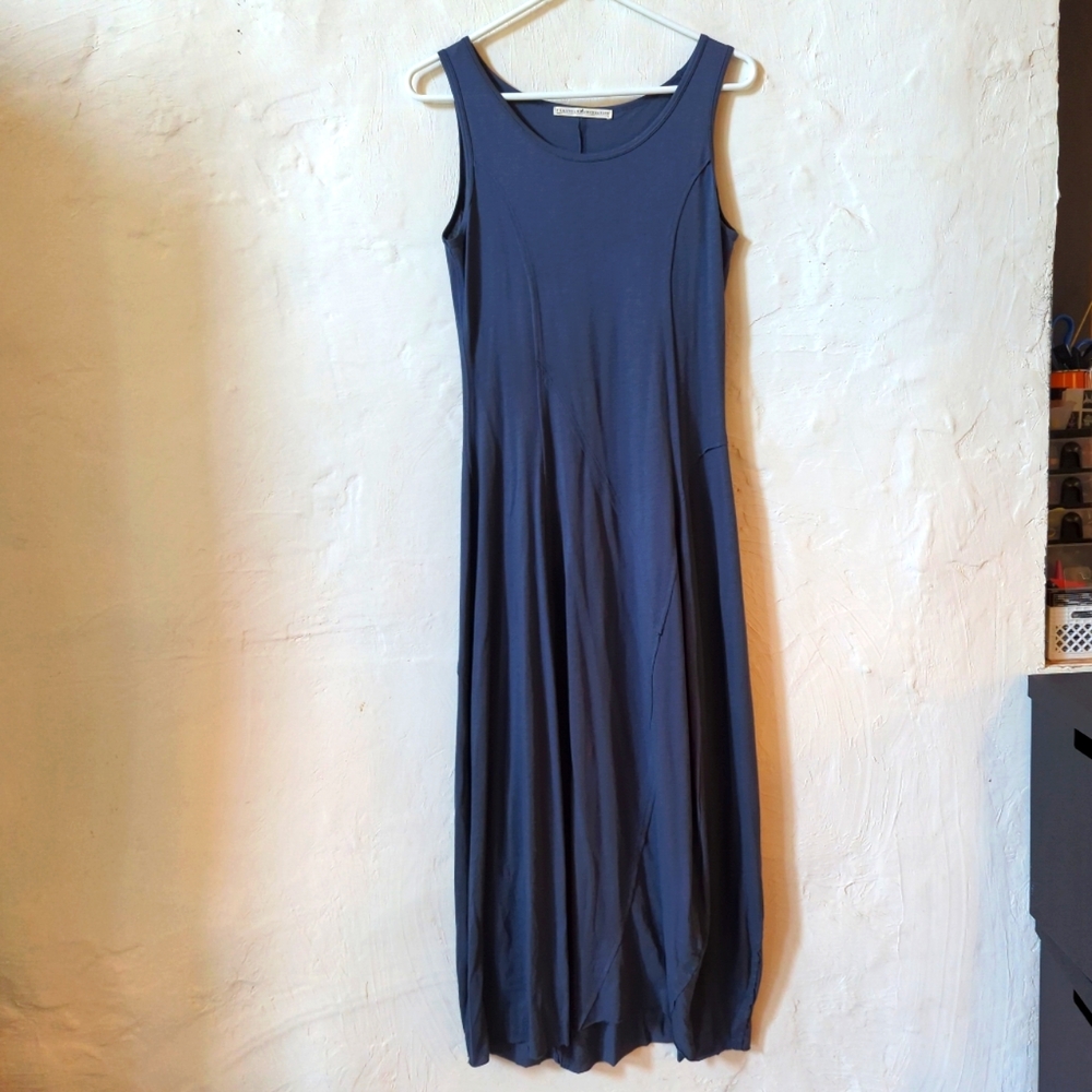 Peruvian Connection tank dress - Small - Blue/Gray